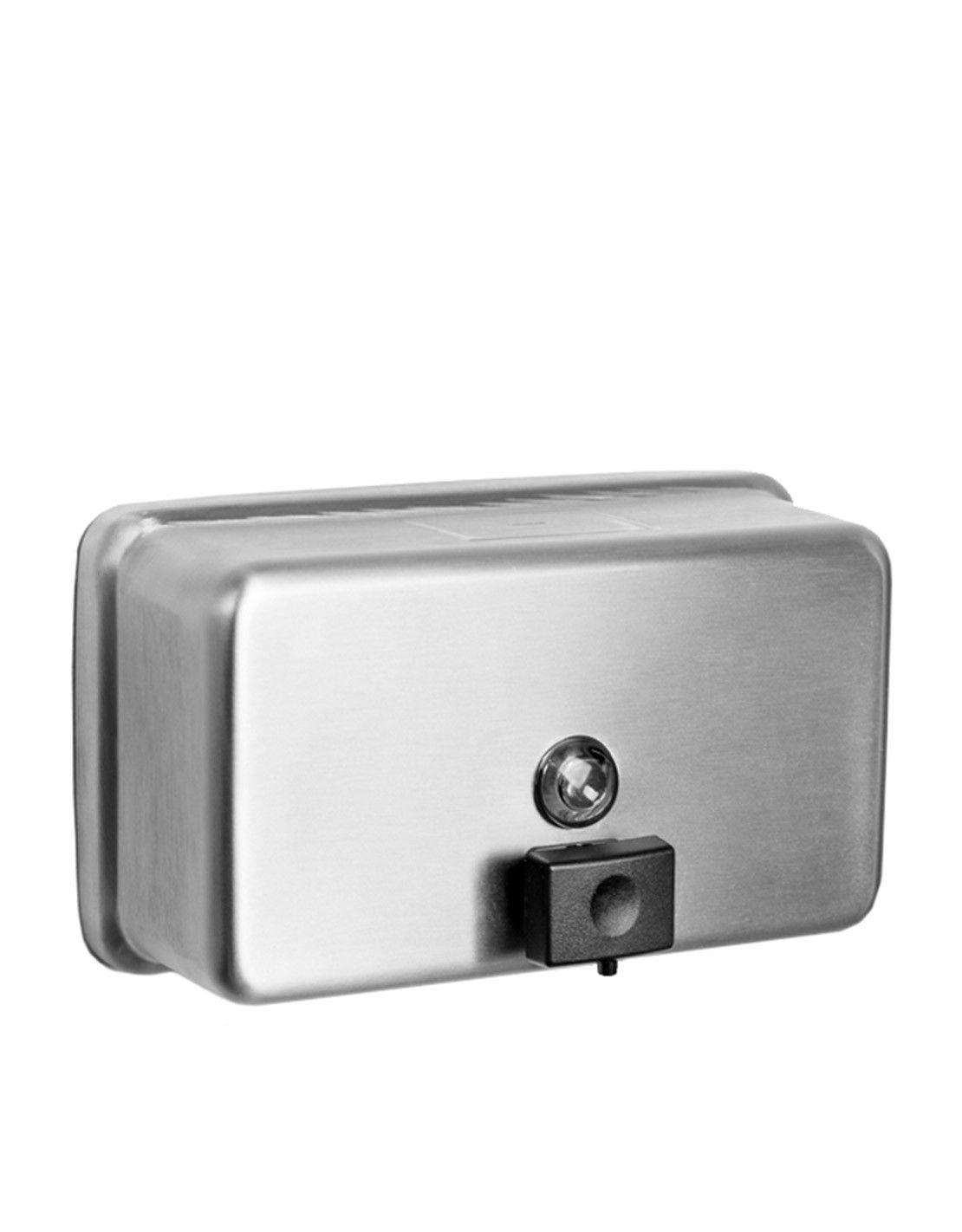 DISPENSADOR DE JABÓN GAMCO HORIZONTAL ACERO 1200 ml-0