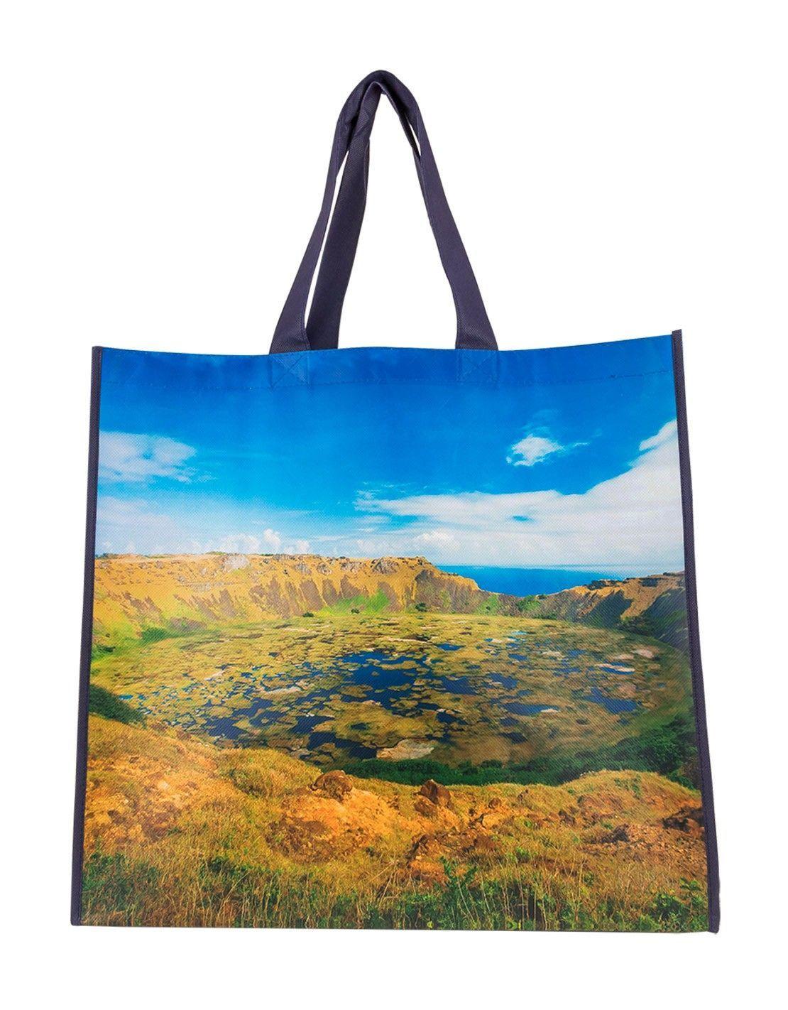 BOLSA ECOLÓGICA BIOPAPER COLECCIÓN CHILE OCEANO 44x42x23-0