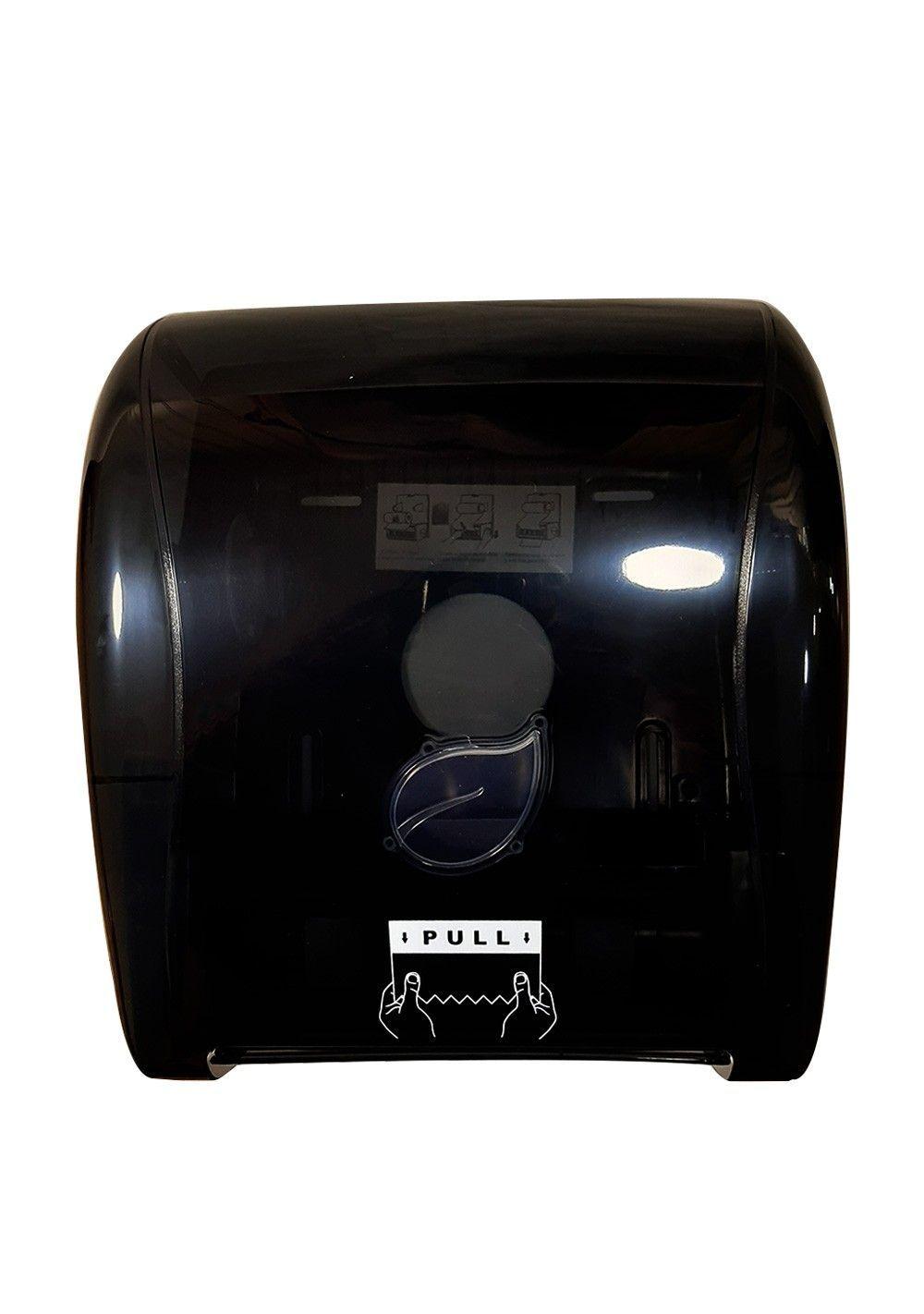 DISPENSADOR DE TOALLA BIOPAPER JUMBO AUTOCORTE NEGRO HOJA-0