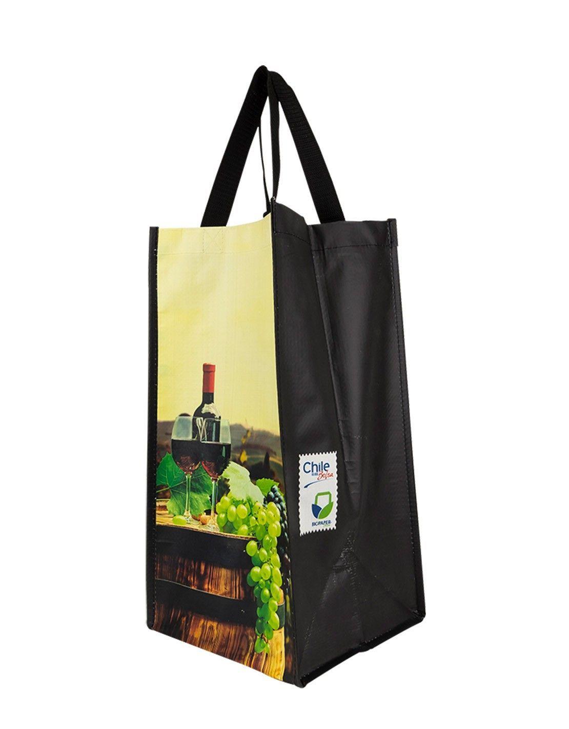 BOLSA ECOLÓGICA BIOPAPER COLECCIÓN VINOS 2 BOTELLAS 20 x 40 x 20-0