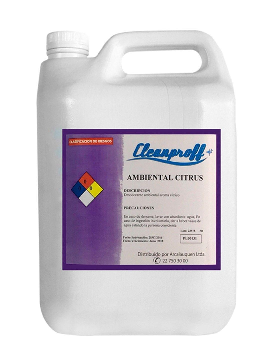 DESODORANTE AMBIENTAL CLEANPROOF CITRUS 5 Lt-0