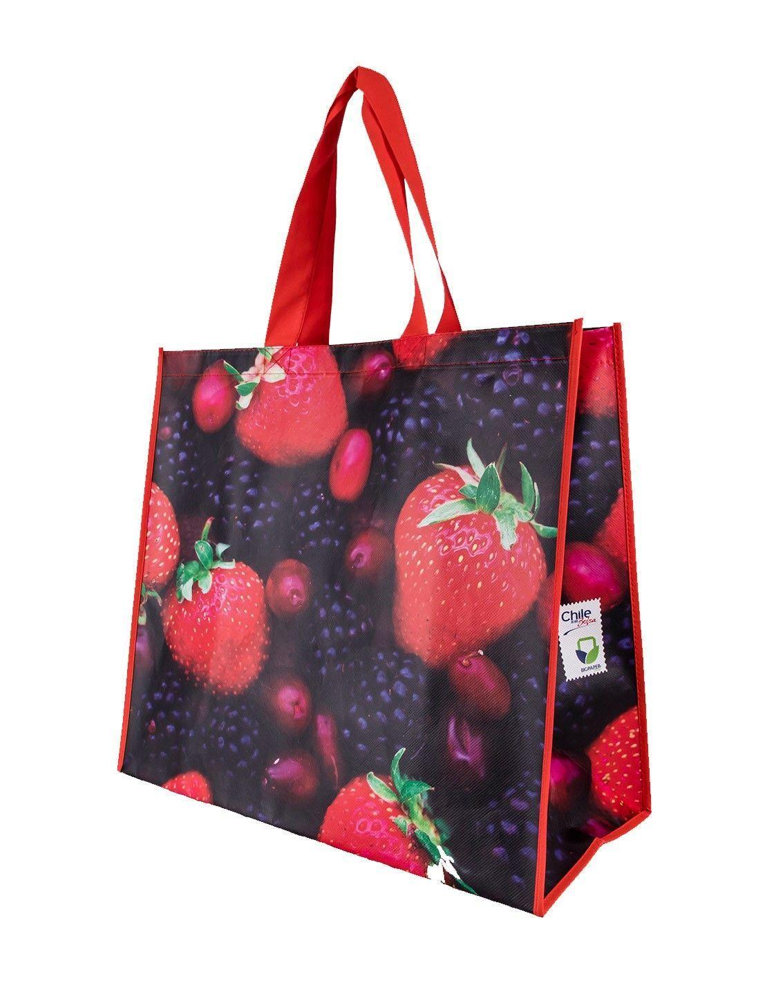 BOLSA ECOLÓGICA BIOPAPER COLECCIÓN CHILE BERRIE 45x42x23-0