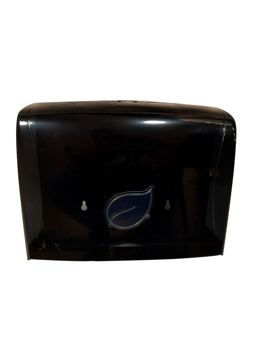 DISPENSADOR TOALLA INTERFOLIADA ACRÍLICO NEGRO-0