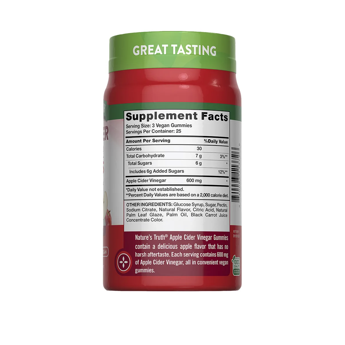 Gomitas De Vinagre De Manzana 600 Mg, Nature's Truth, Usa-2