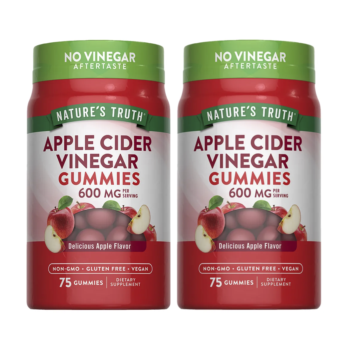 Pack 2 Gomitas De Vinagre De Manzana 600 Mg, Nature's Truth, USA-0