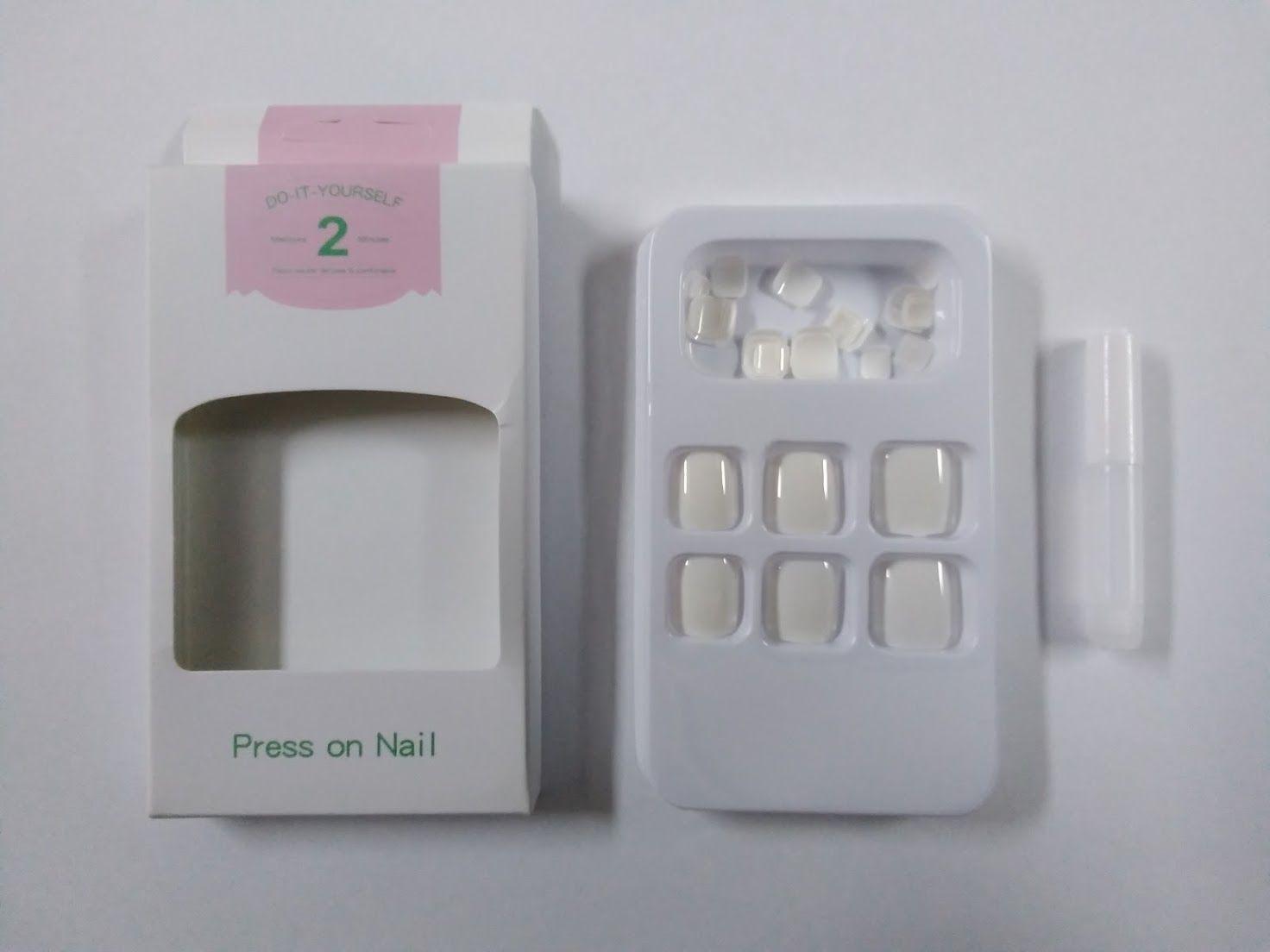 Press On Manicure, Uñas Postizas Para Pies, Color Sólido-2