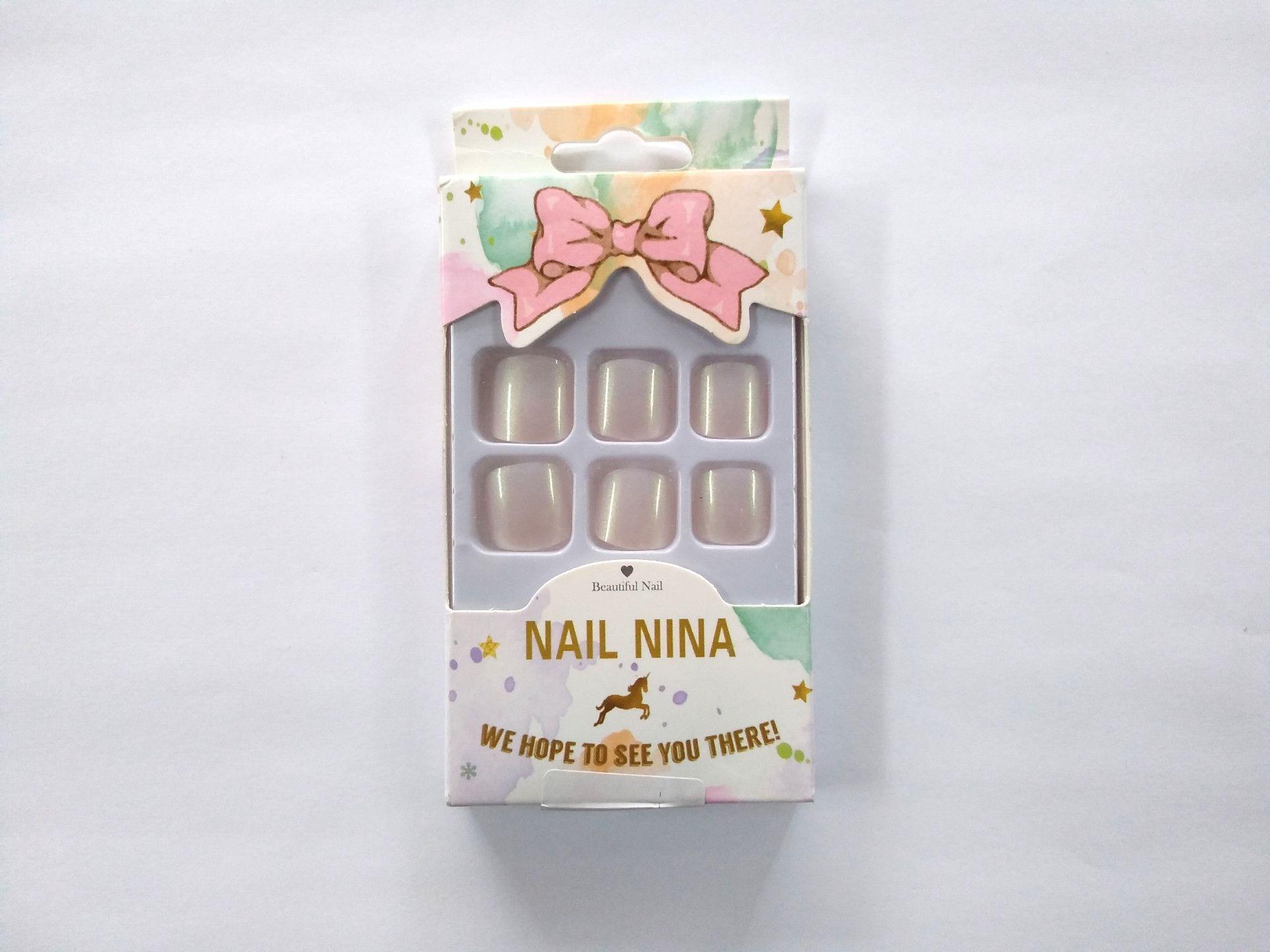 Press On Manicure, Kit Uñas Postizas Diseño Para Pies E9-2