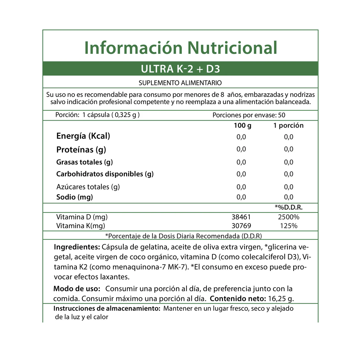 Vitamina D3 5000 Iu + K2 100 mcg, 50 cabs, Nature's Truth, USA-5
