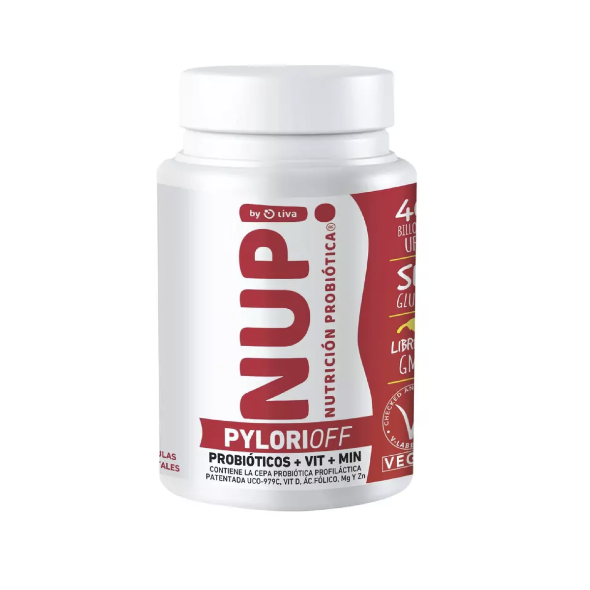 Nup Probiótico Pylorioff 40 Billones 30 Capsulas -0