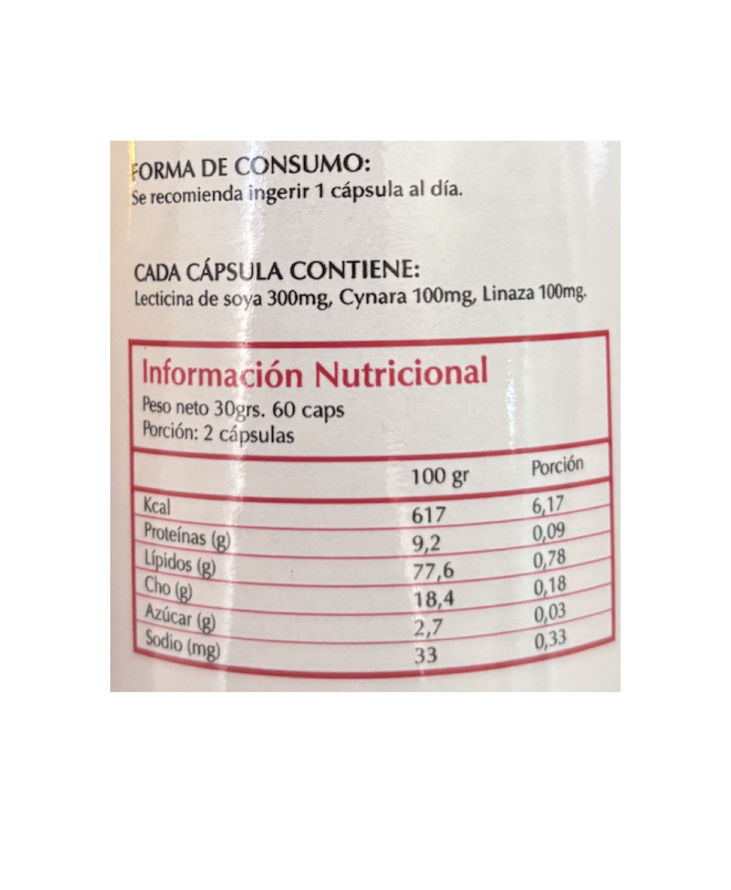 Suplementos para el colesterol, 60 caps, Naturel Organic-2