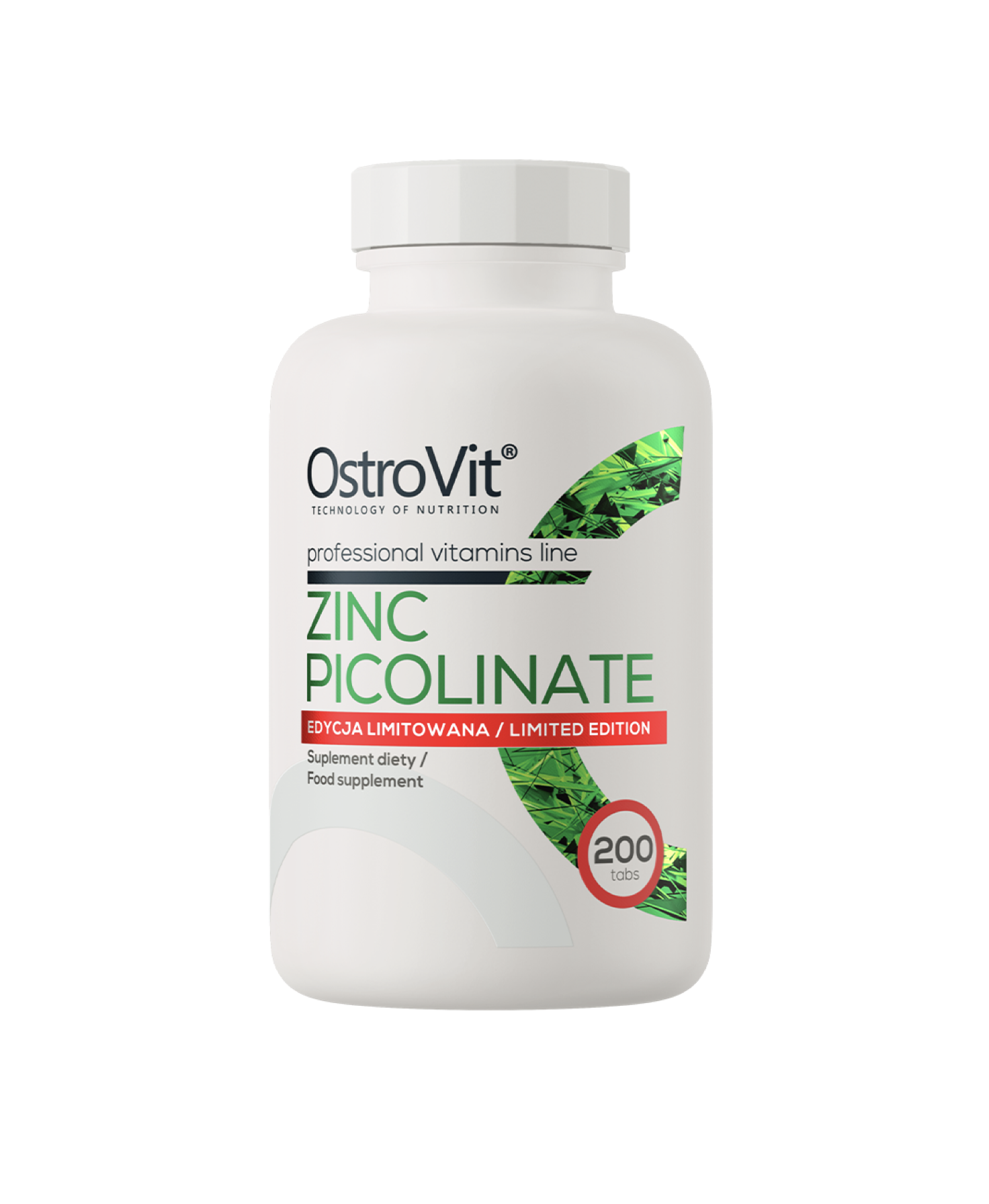 Zinc Picolinato de alta biodisponibilidad 15 mg, 200 tabs, Ostrovit-0