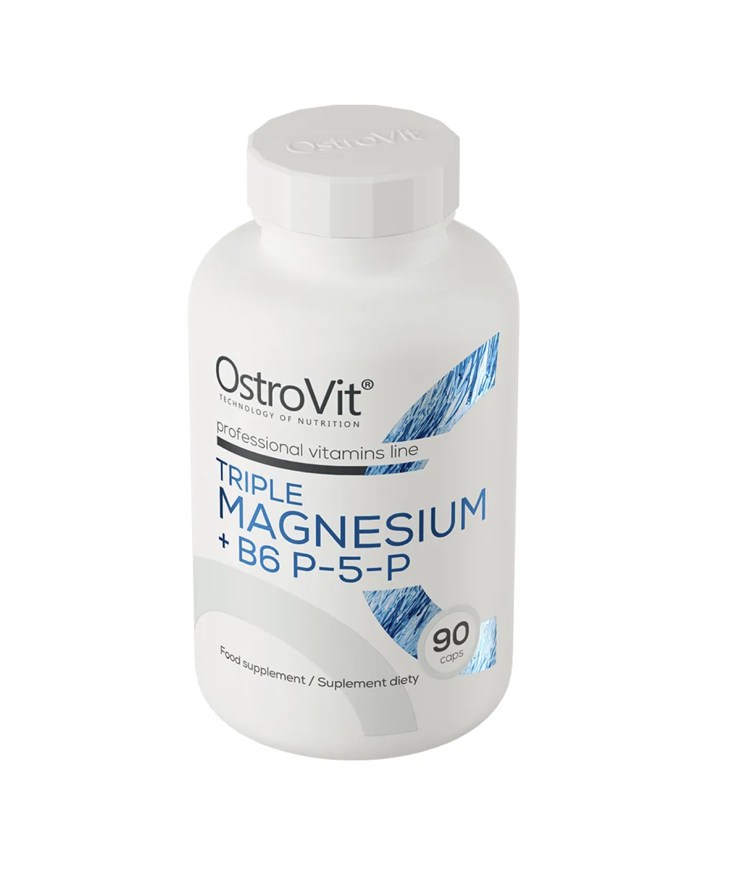 Triple Magnesio + B6 P-5-P, 90 caps, Ostrovit-0