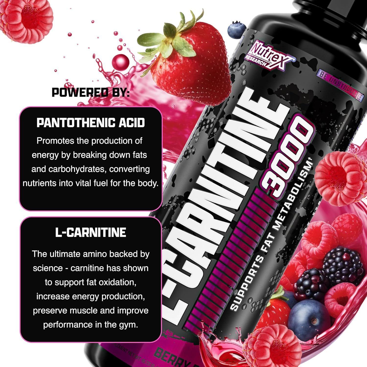 L Carnitina Líquida 3000, Nutrex Research, USA-2