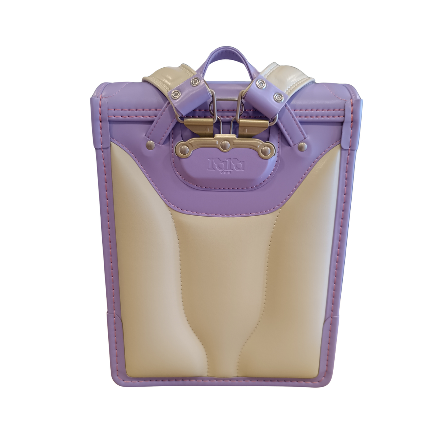 Mochila Japonesa Premium Tipo Randoseru Diseño Lila Flor-3