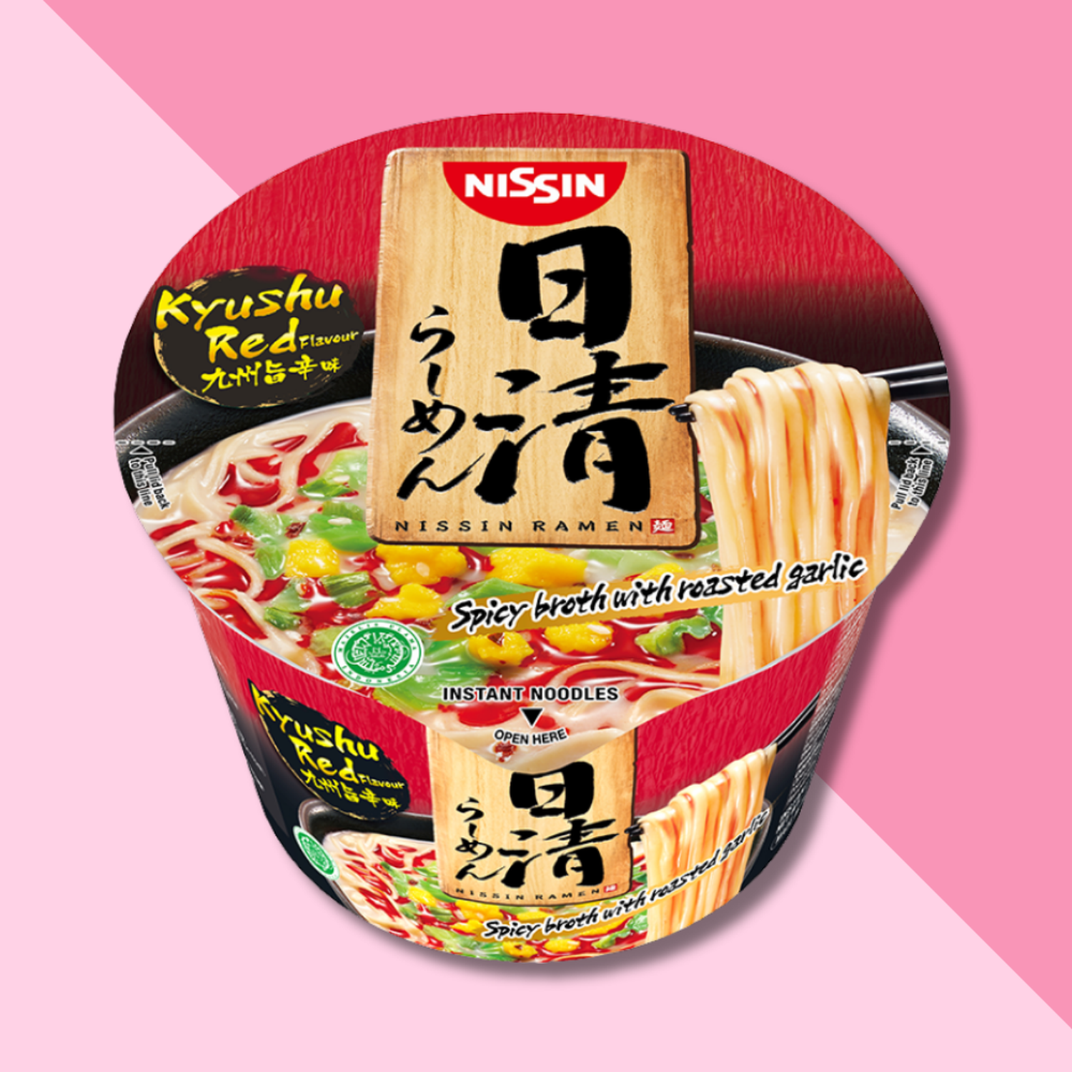 Ramen Bowl Kyushu Rojo Picante Cremoso Nissin 110 Gr-3