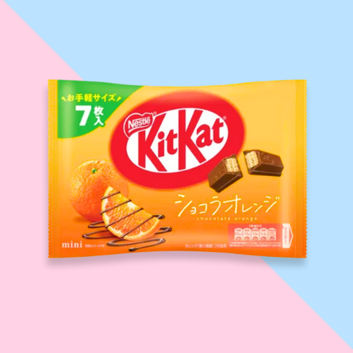 Nestlé Kit kat Mini Cholate Naranja 81,2 Gr 7 unid.-0