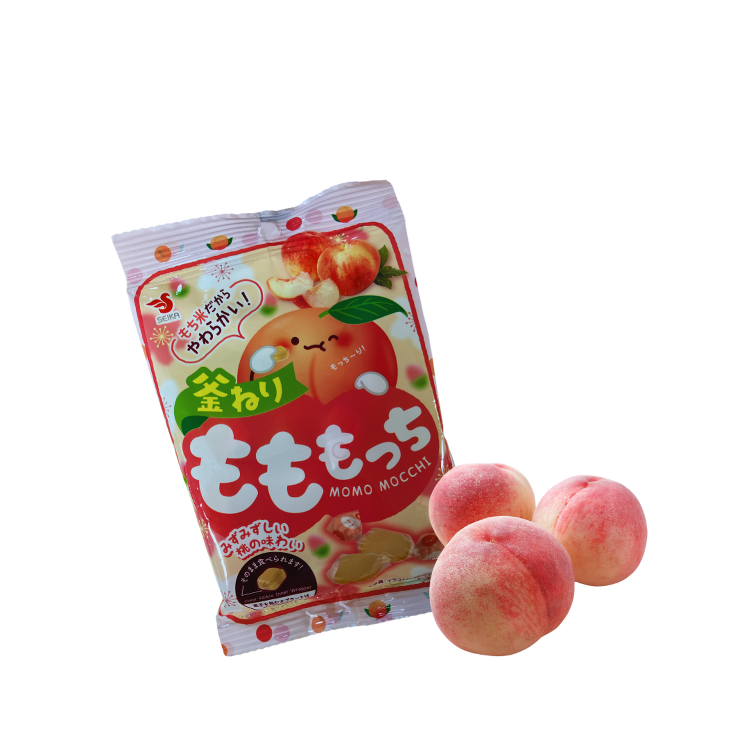 Caramelos Blandos Durazno Mochi Seika 32 Gr-2