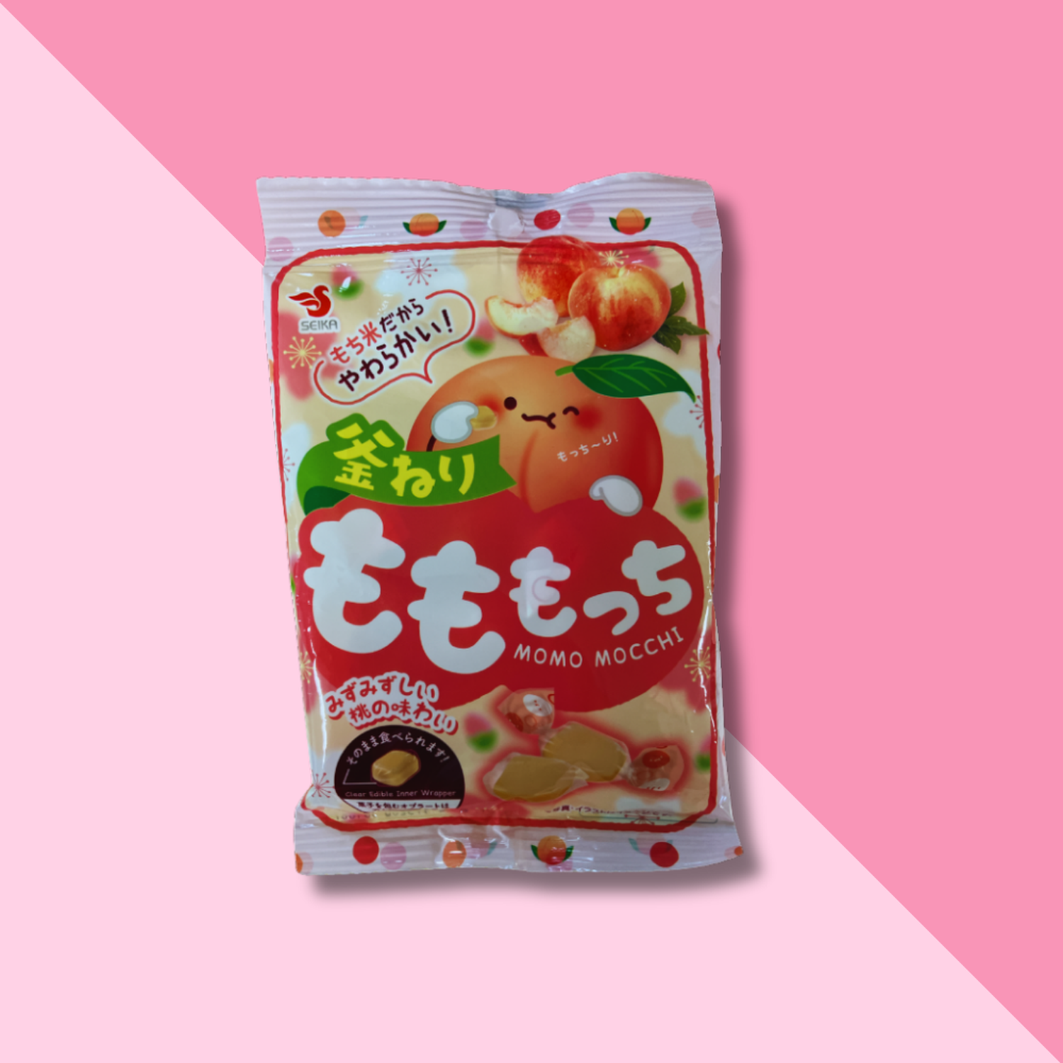 Caramelos Blandos Durazno Mochi Seika 32 Gr-3