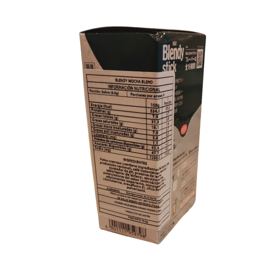 Café Mocha Instantáneo Blendy 70.4 Gr 8 Unid.-3