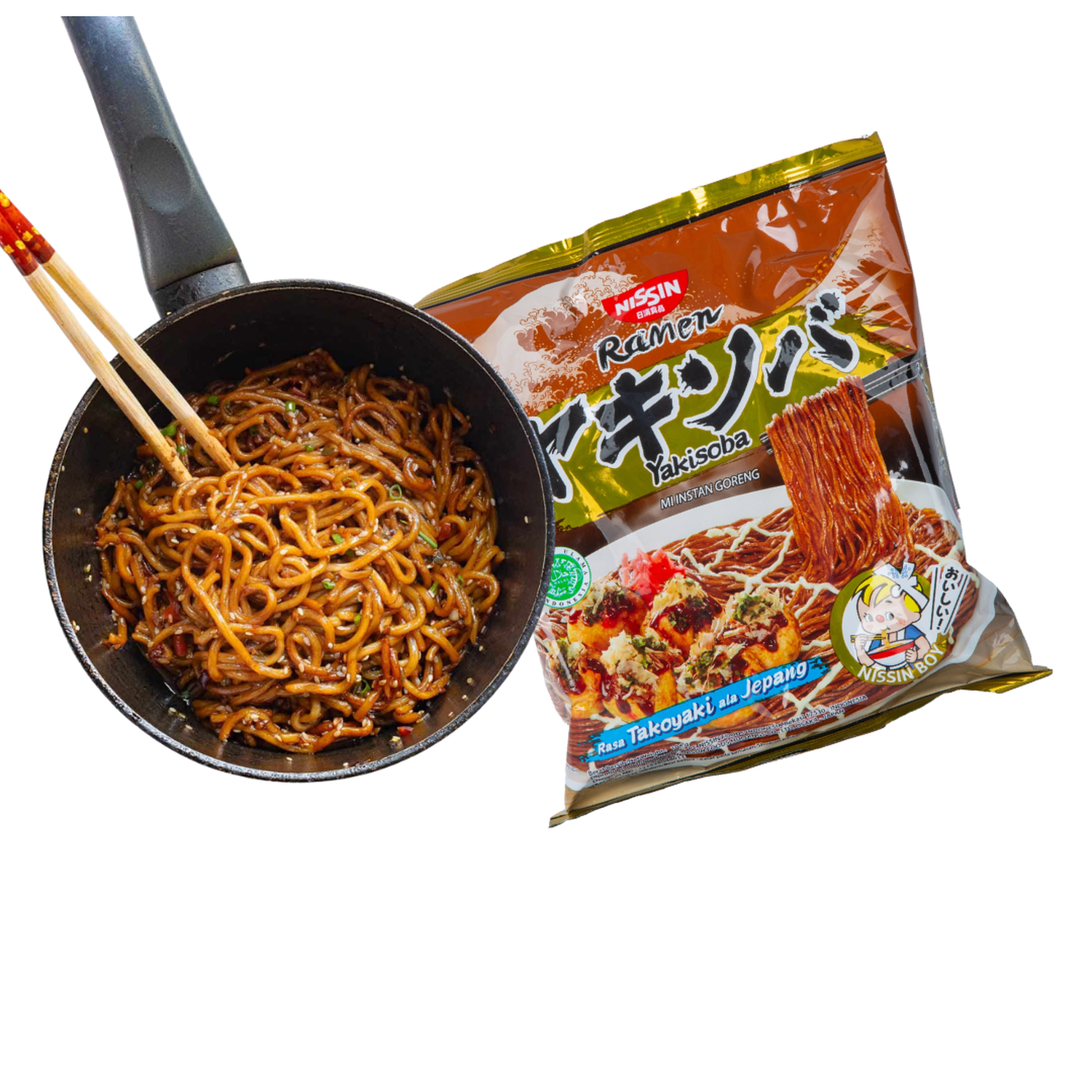 Ramen Tostado Instantáneo Yakisoba Nissin 100 Gr-0