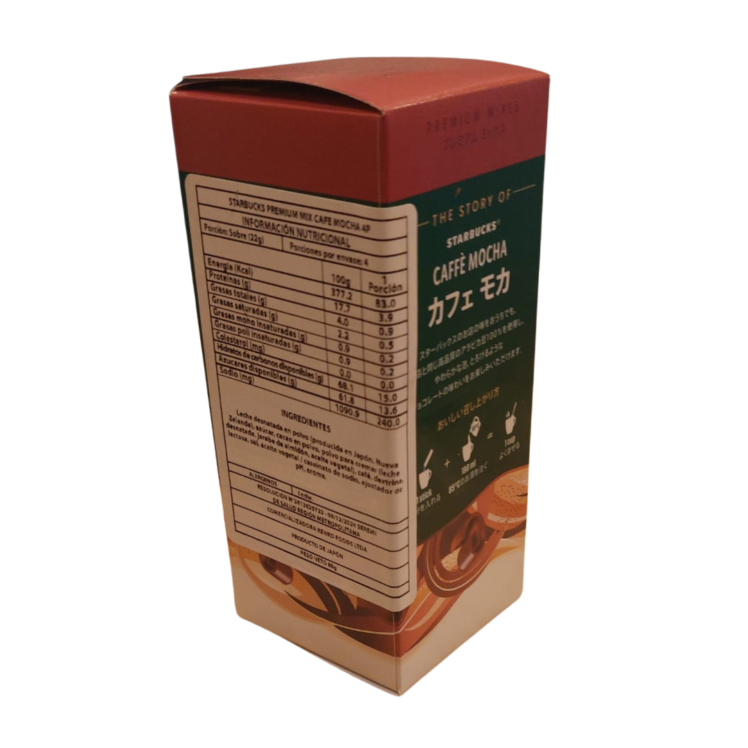 Café Instantáneo Premium Mix Mocha Starbucks 88 Gr 4 Unid.-3
