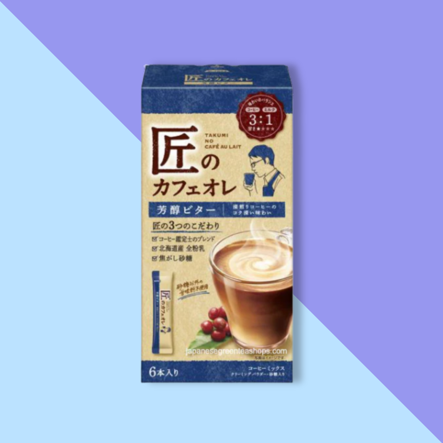 Café Leche Rico Amargo Takumi's 71.4 Gr 6 unid.-3