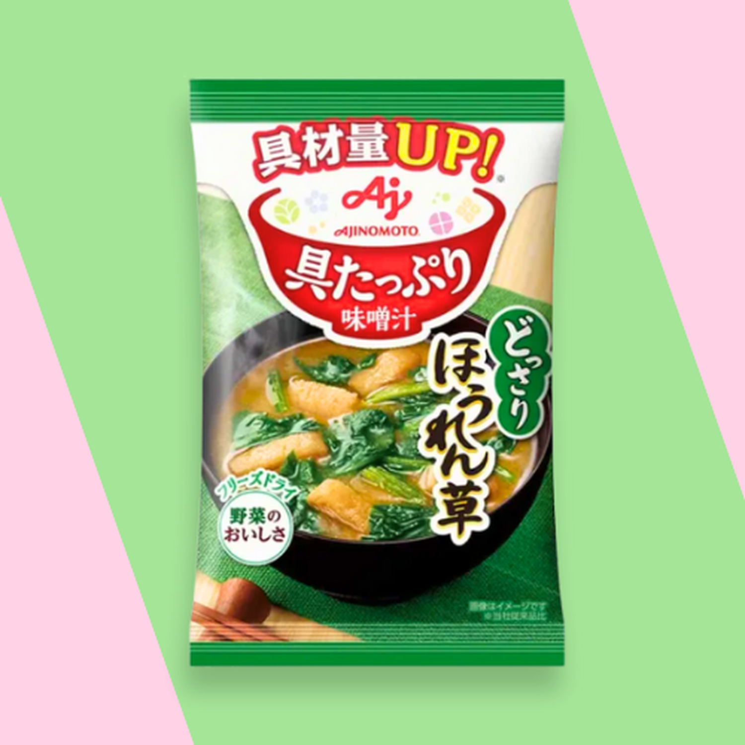 Sopa Instantánea Miso Espinaca Ajinomoto 13.2 Gr-1