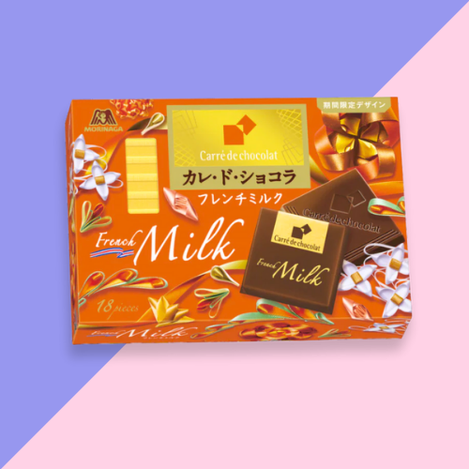 Chocolate Leche Francesa Morinaga 102 Gr 18 Unid.-4