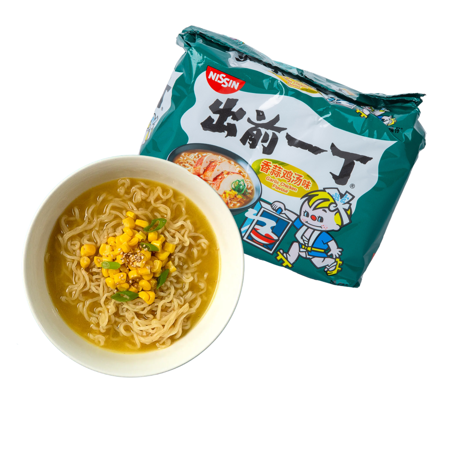 Ramen Instantáneo Pollo Ajo Nissin 81 Gr-0