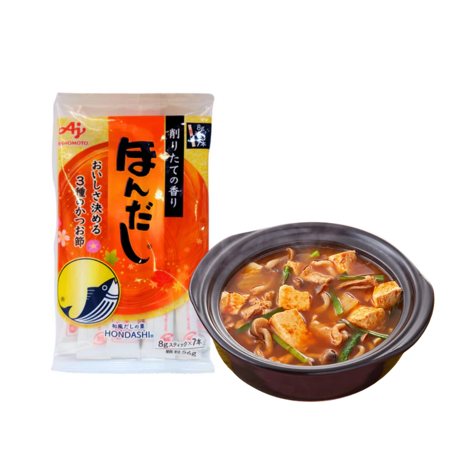Polvo Caldo Sopa Hondashi Ajinomoto 56 Gr 7 Unid.-1