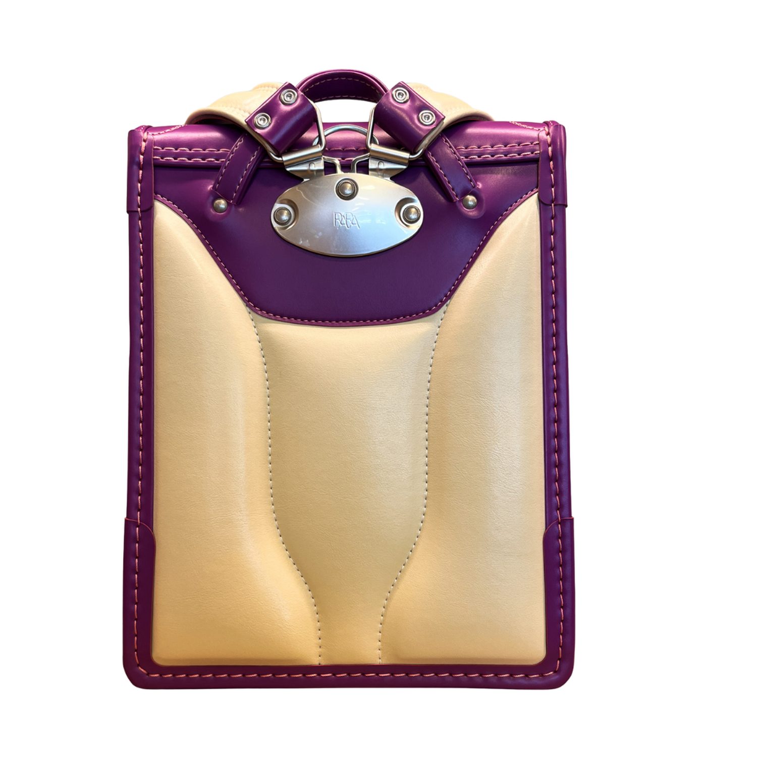 Mochila Japonesa Premium Tipo Randoseru Diseño Fucsia Lazo Rosa-3