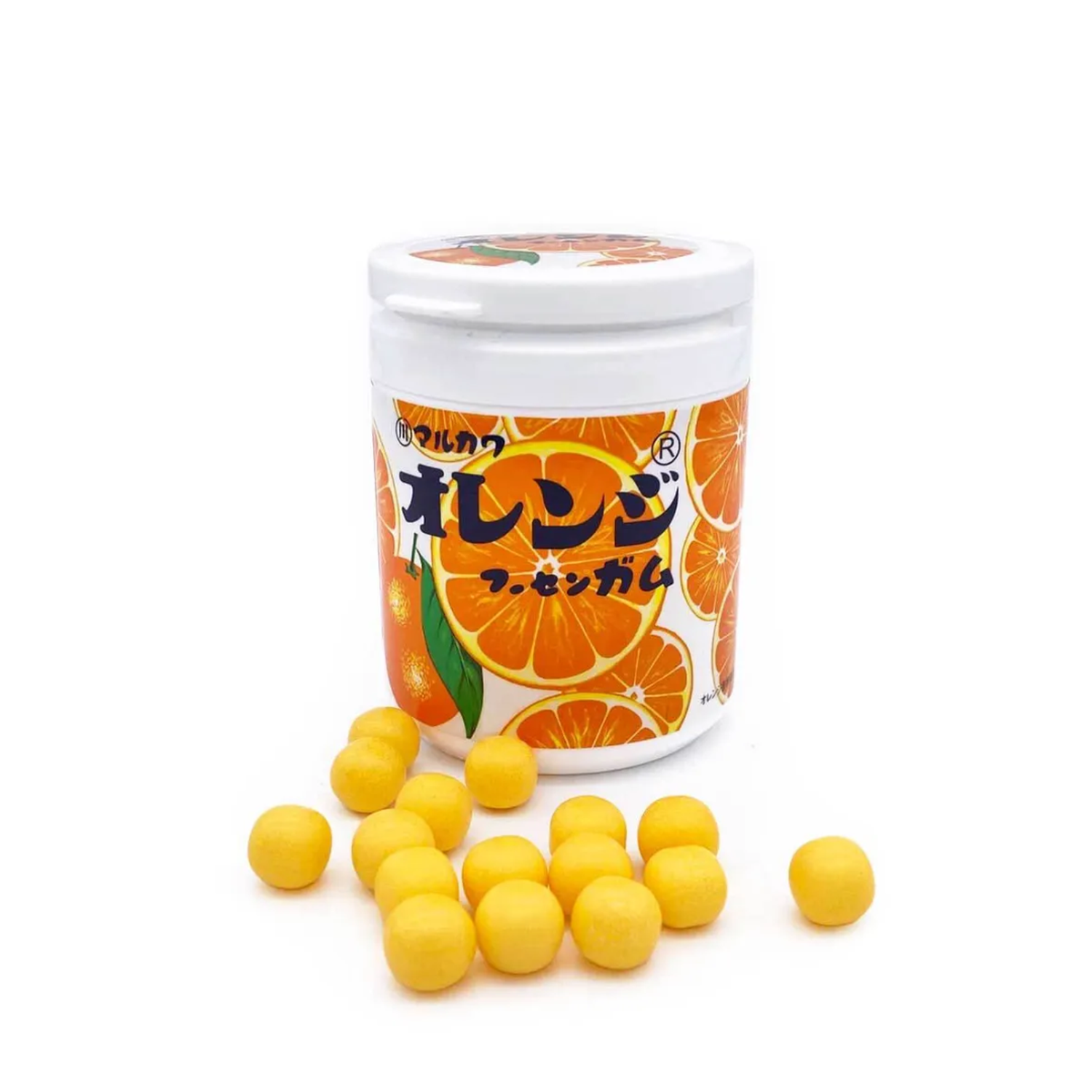 Botella Chicle Mármol Naranja Marukawa 130 Gr-0