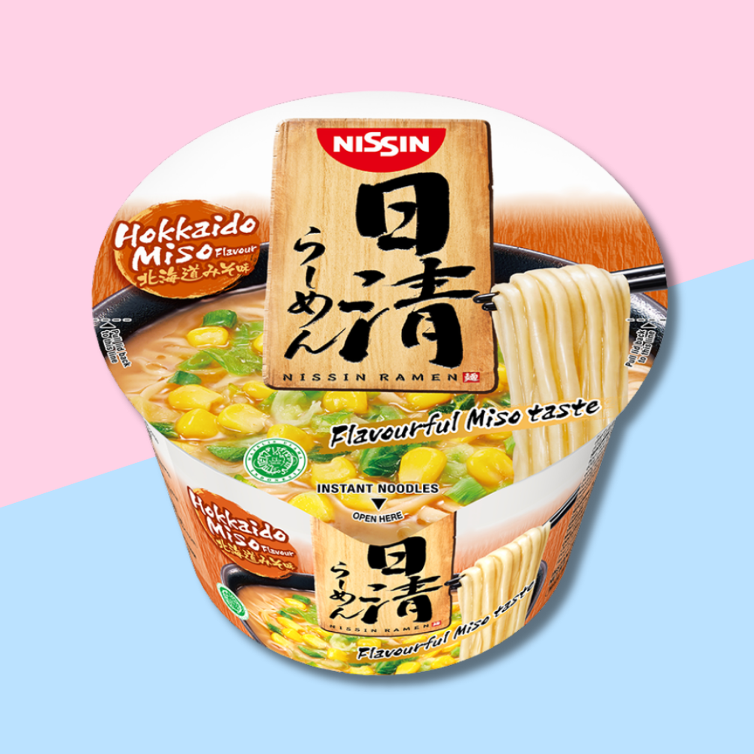 Ramen Bowl Hokkaido Miso Nissin 110Gr-3