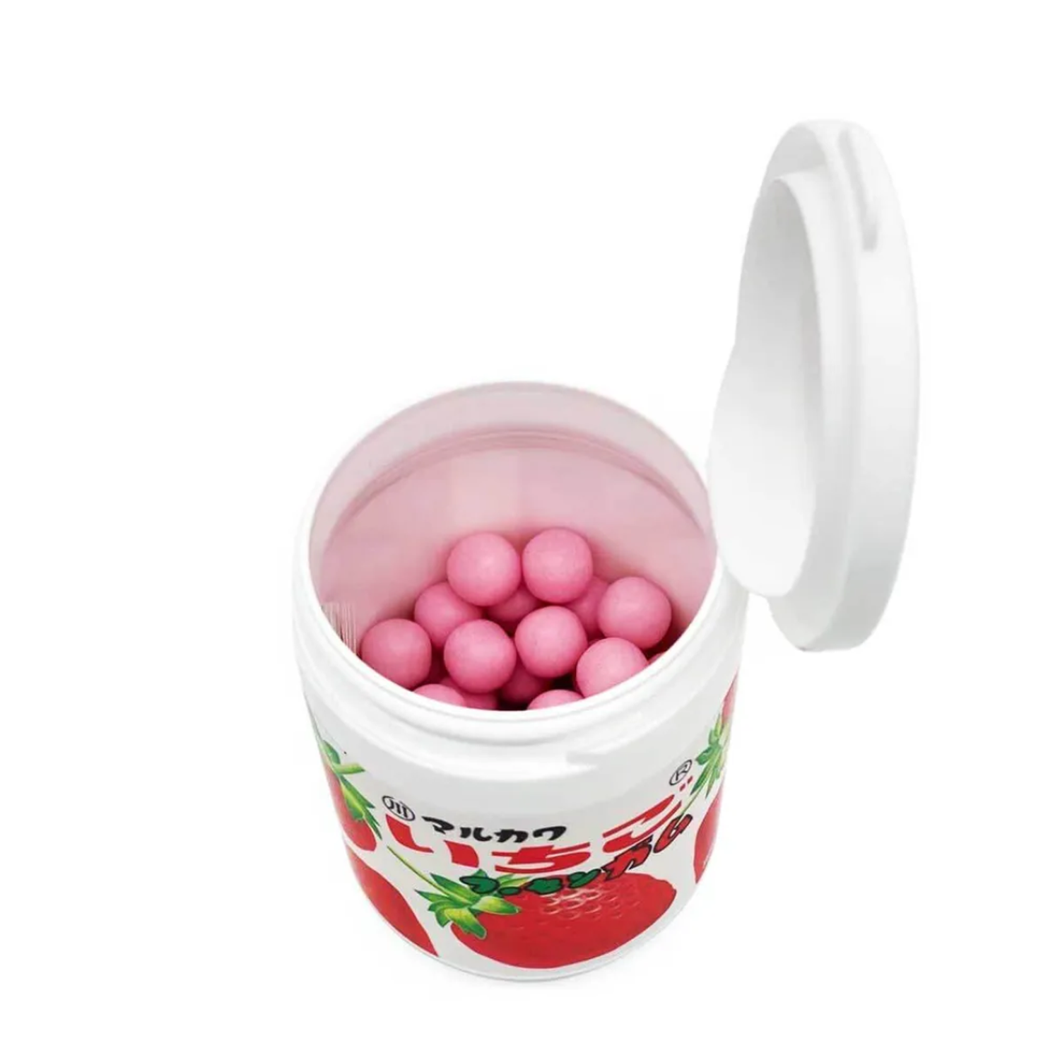 Pack 4 Botellas Chicle Mármol Fresa Marukawa 130 Gr-2