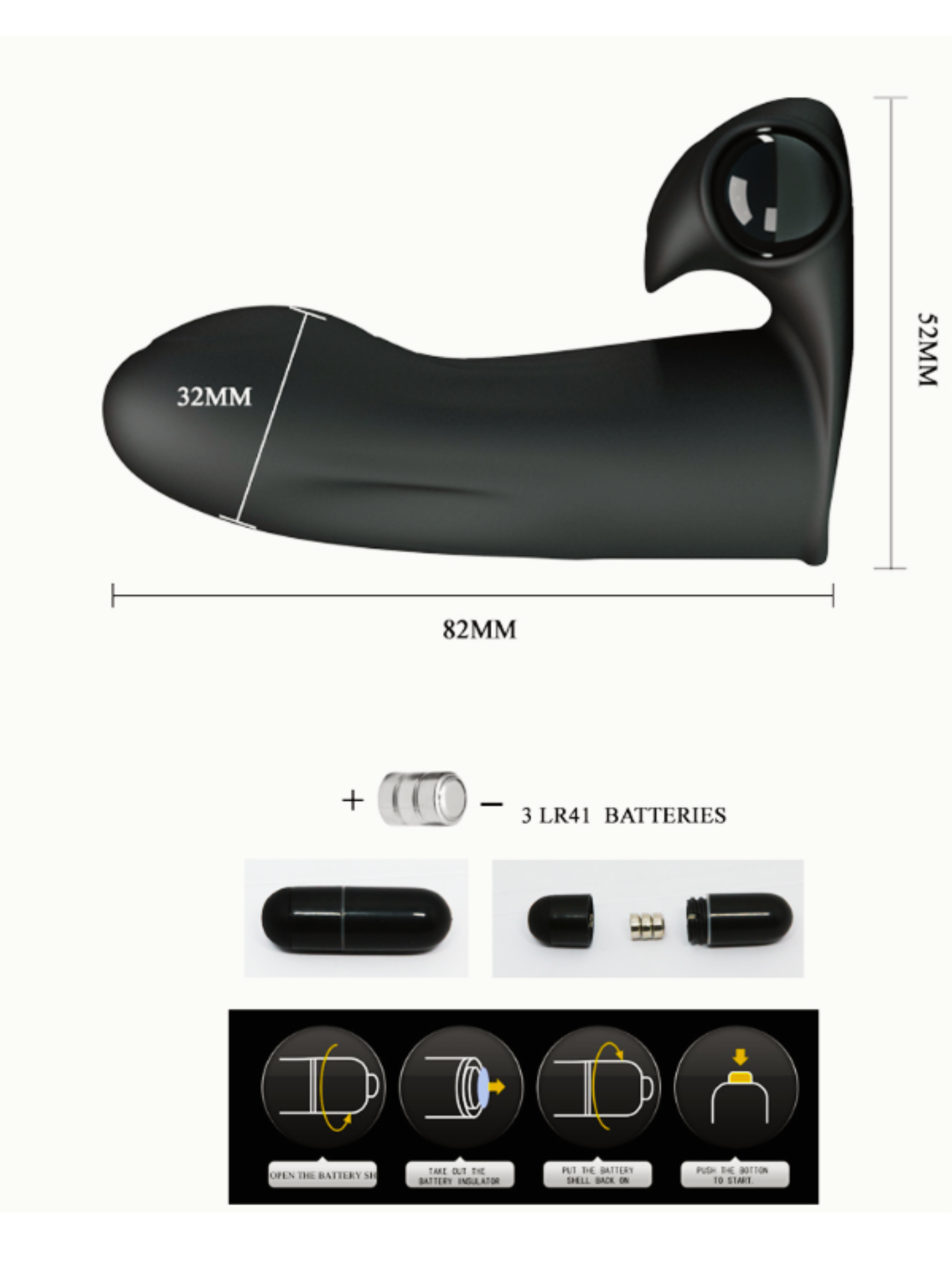 FUNDA PARA DEDO ADONIS CON ESTIMULACION PARA CLITORIS-2