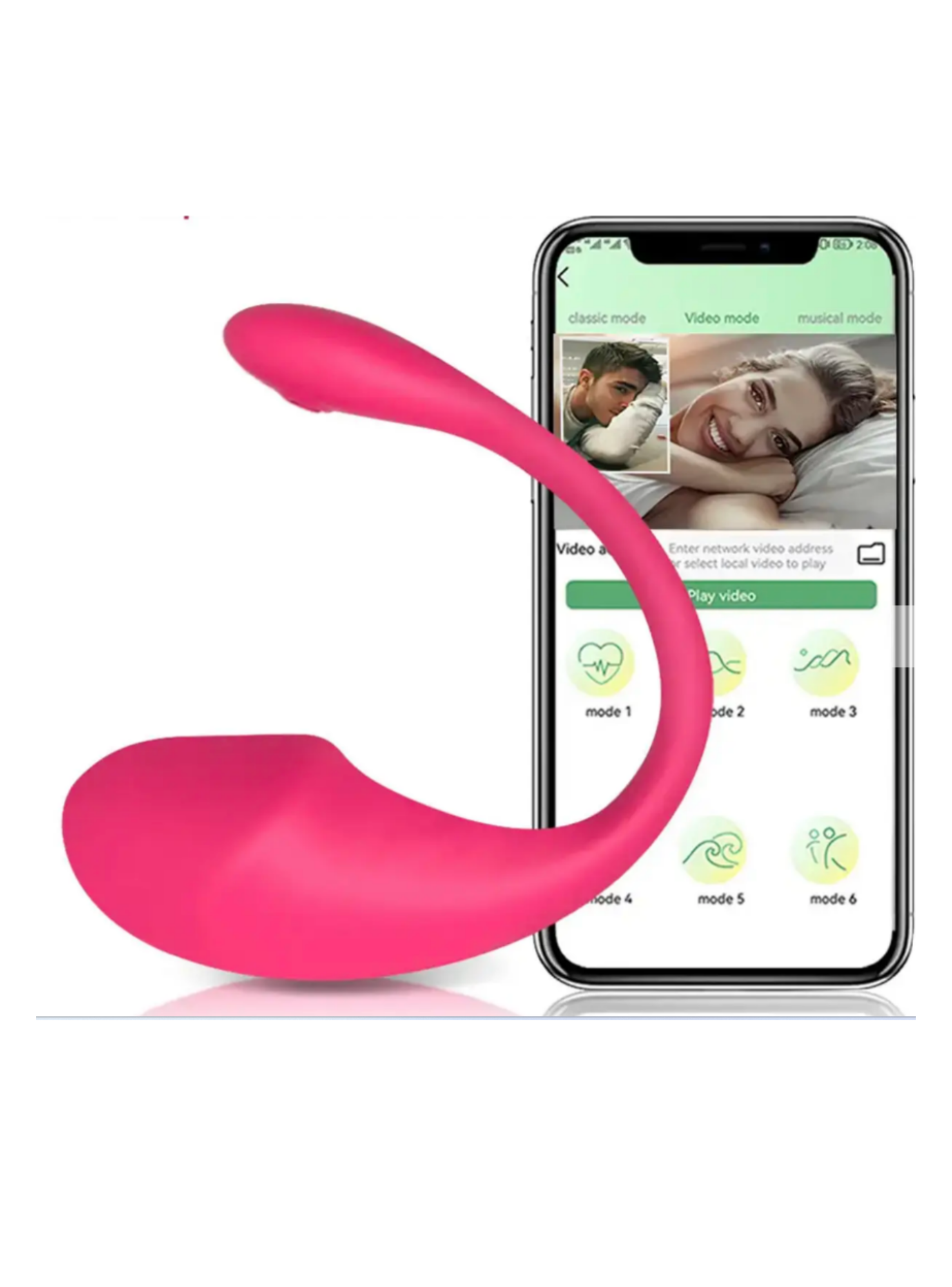 VIBRADOR FLAMINGO CON CONTROL POR APP A DISTANCIA-0