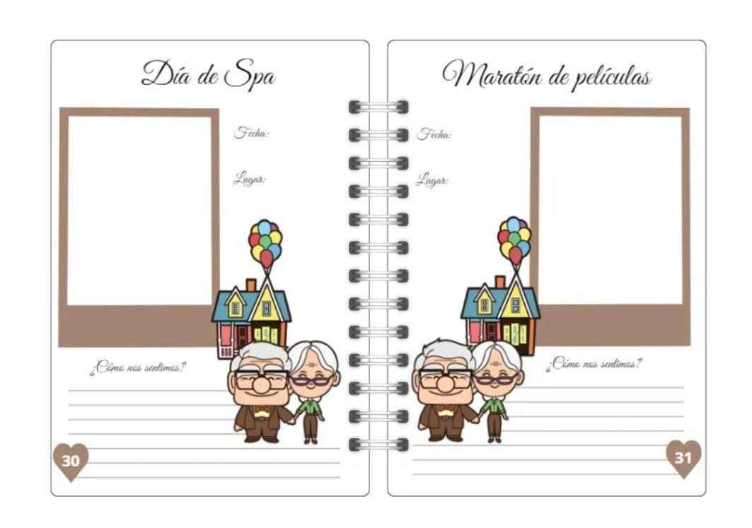 Agenda 100 Aventuras Carl Y Ellie Enamorados 100 Citas-4