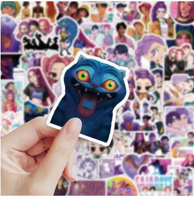 Set 75 Stickers Demon Hunter Kawai Pegatina K Pop Demon Hunter-3