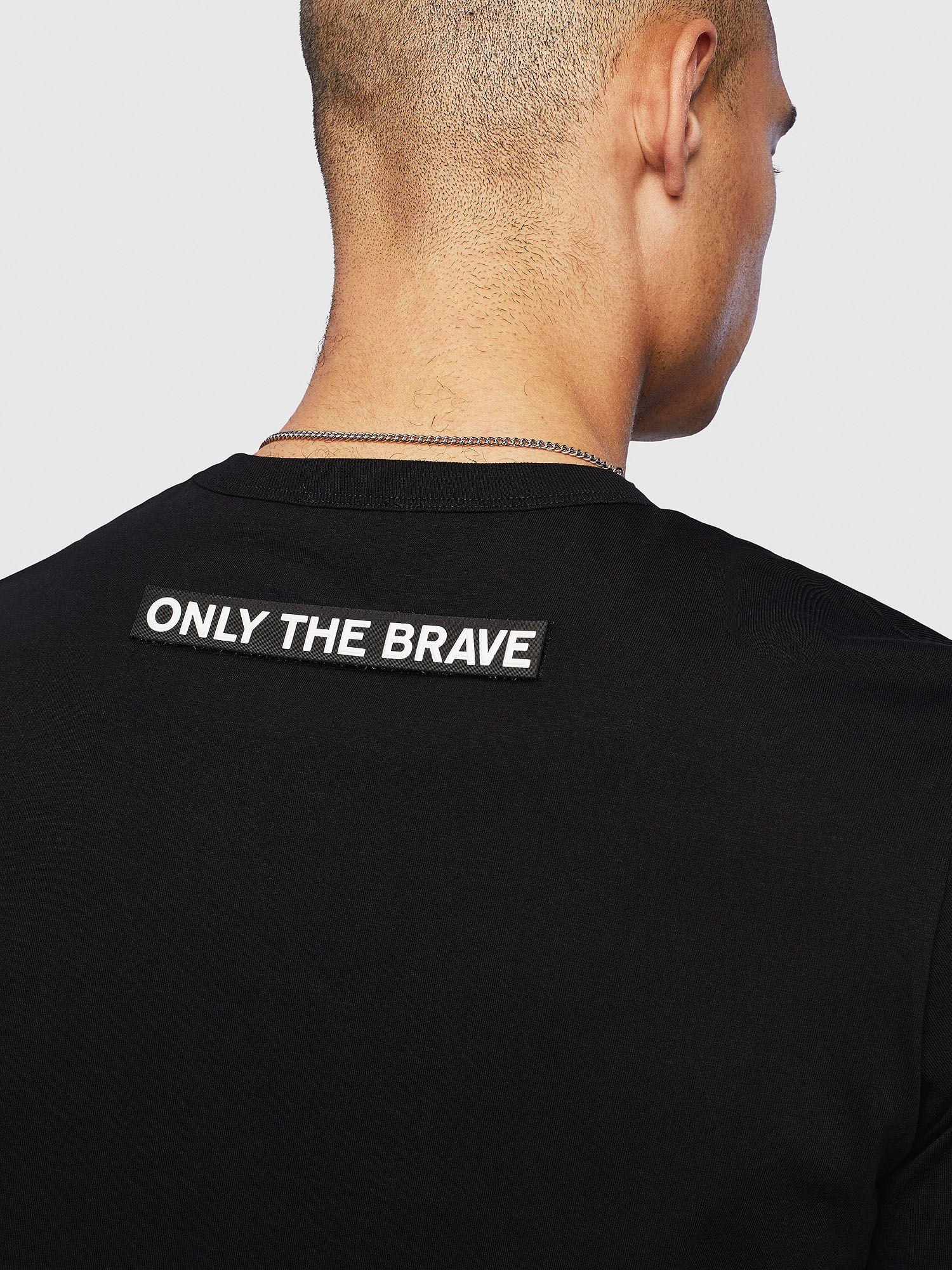 Polera T Worky Slits T Shirt 900 Negro Diesel-3