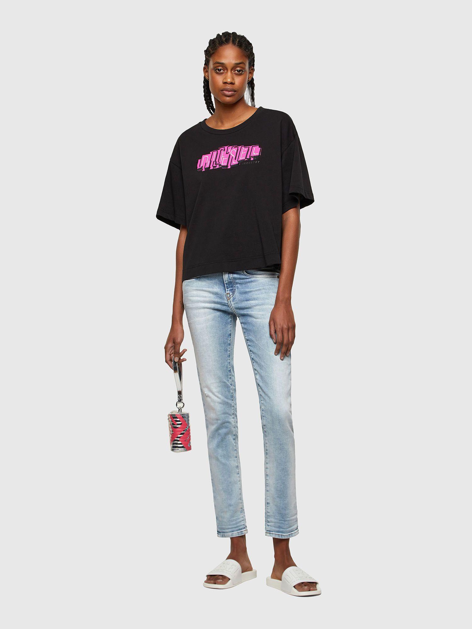 Polera T Bowless A1 T Shirt Negro Diesel-3