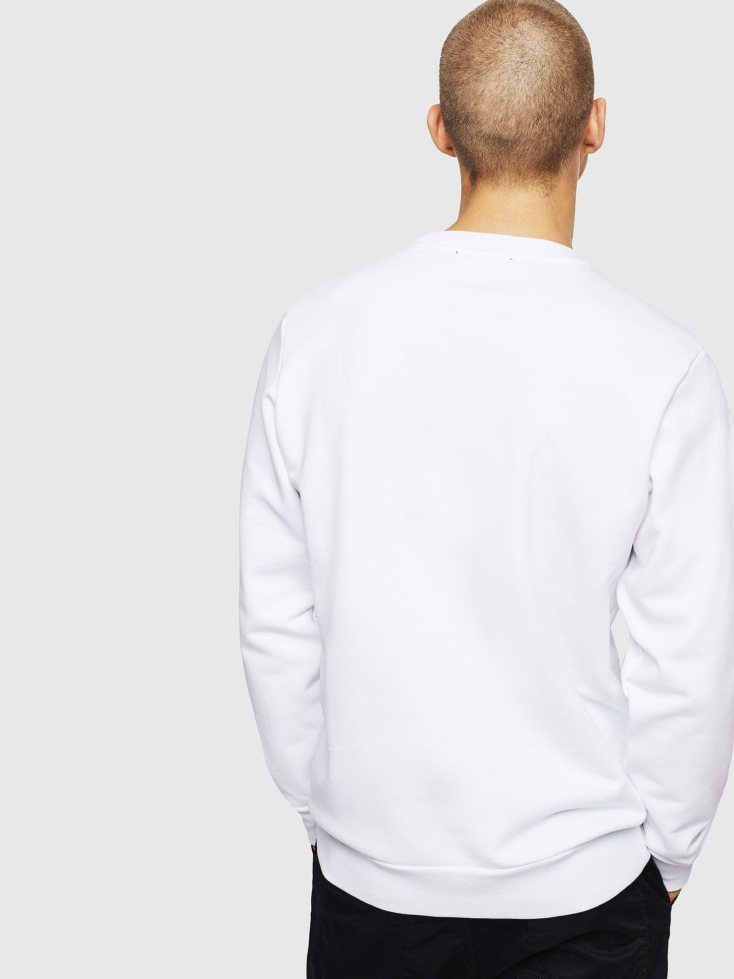 Poleron S Gir Div P Sweat Shirt Blanco Diesel-4