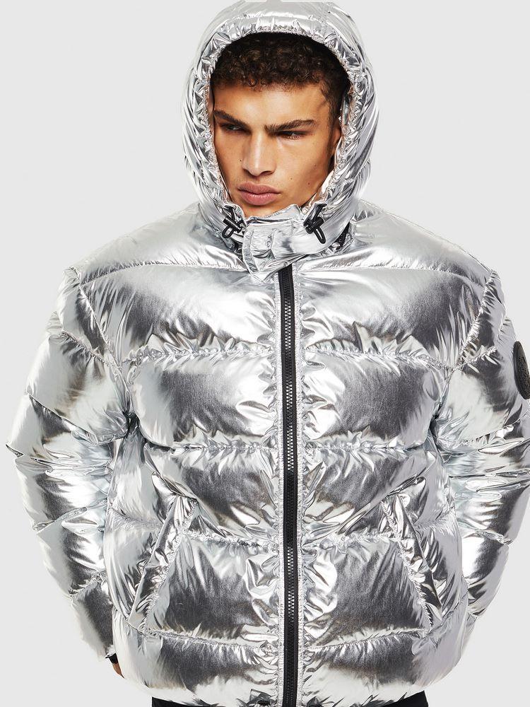 Chaqueta W Smith Silver Jacket Plateado Diesel-2