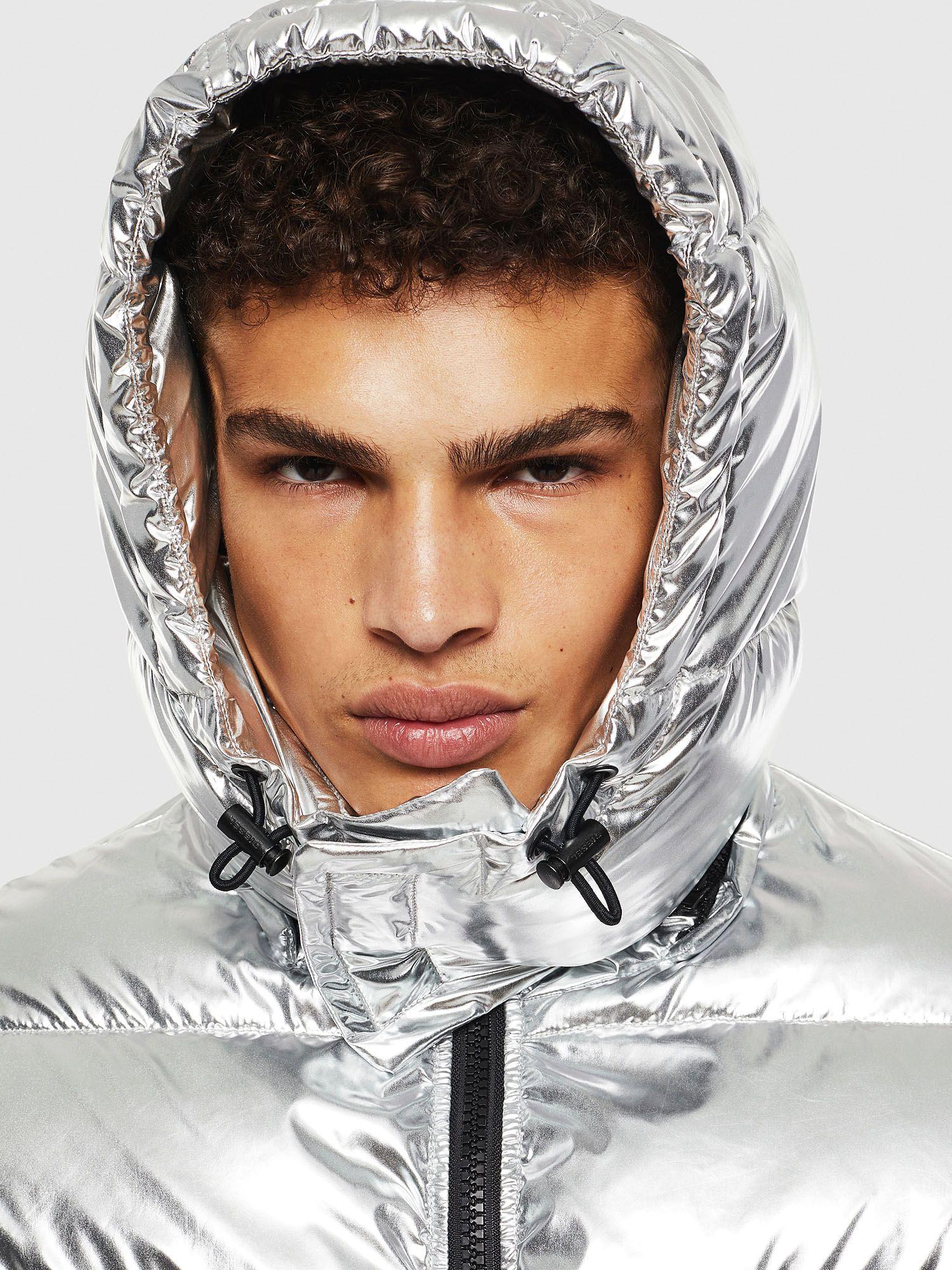 Chaqueta W Smith Silver Jacket Plateado Diesel-3