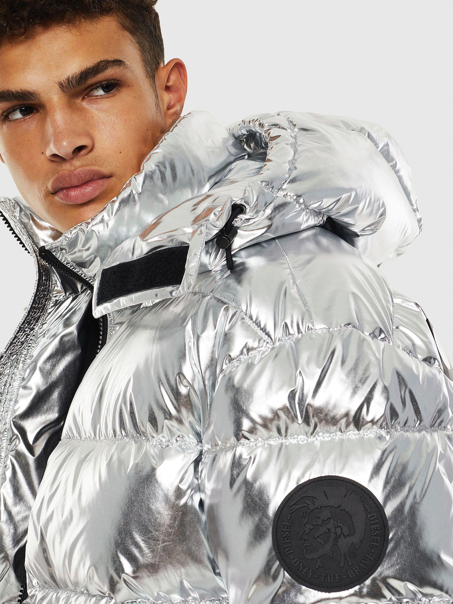 Chaqueta W Smith Silver Jacket Plateado Diesel-4