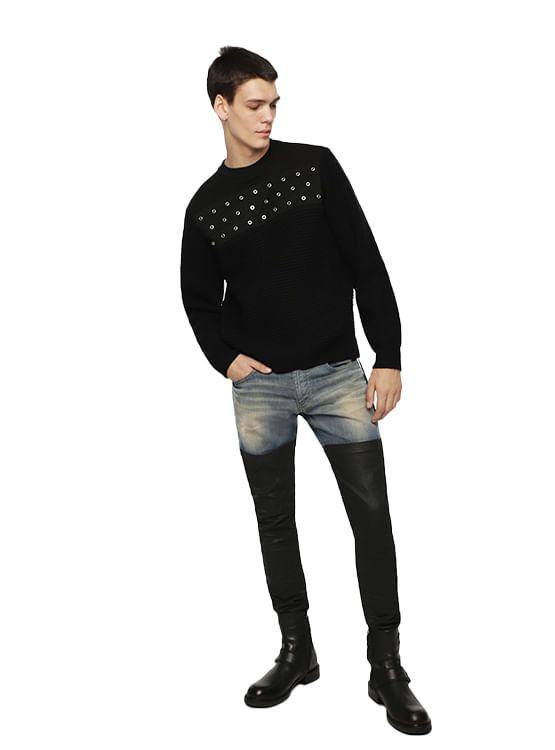 Tejido K Rushis Pullover Negro Diesel-2
