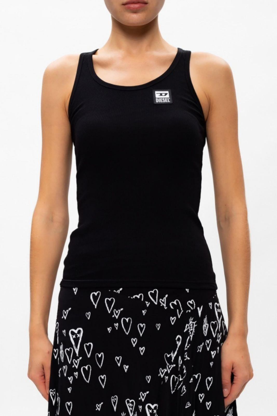 Polera Uftk Babe C Tank Negro Diesel-0