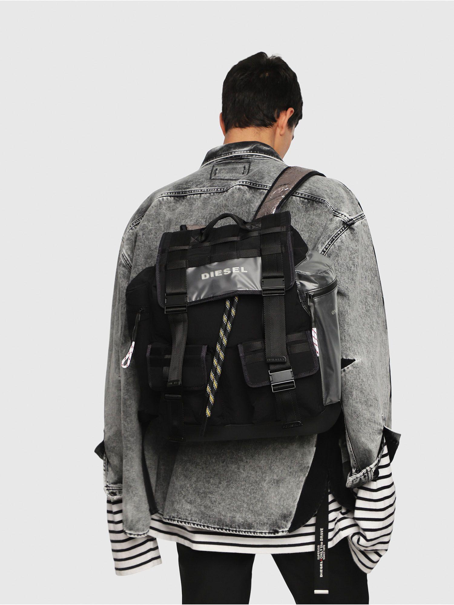 Mochila Cage Backpack Gris Diesel-4