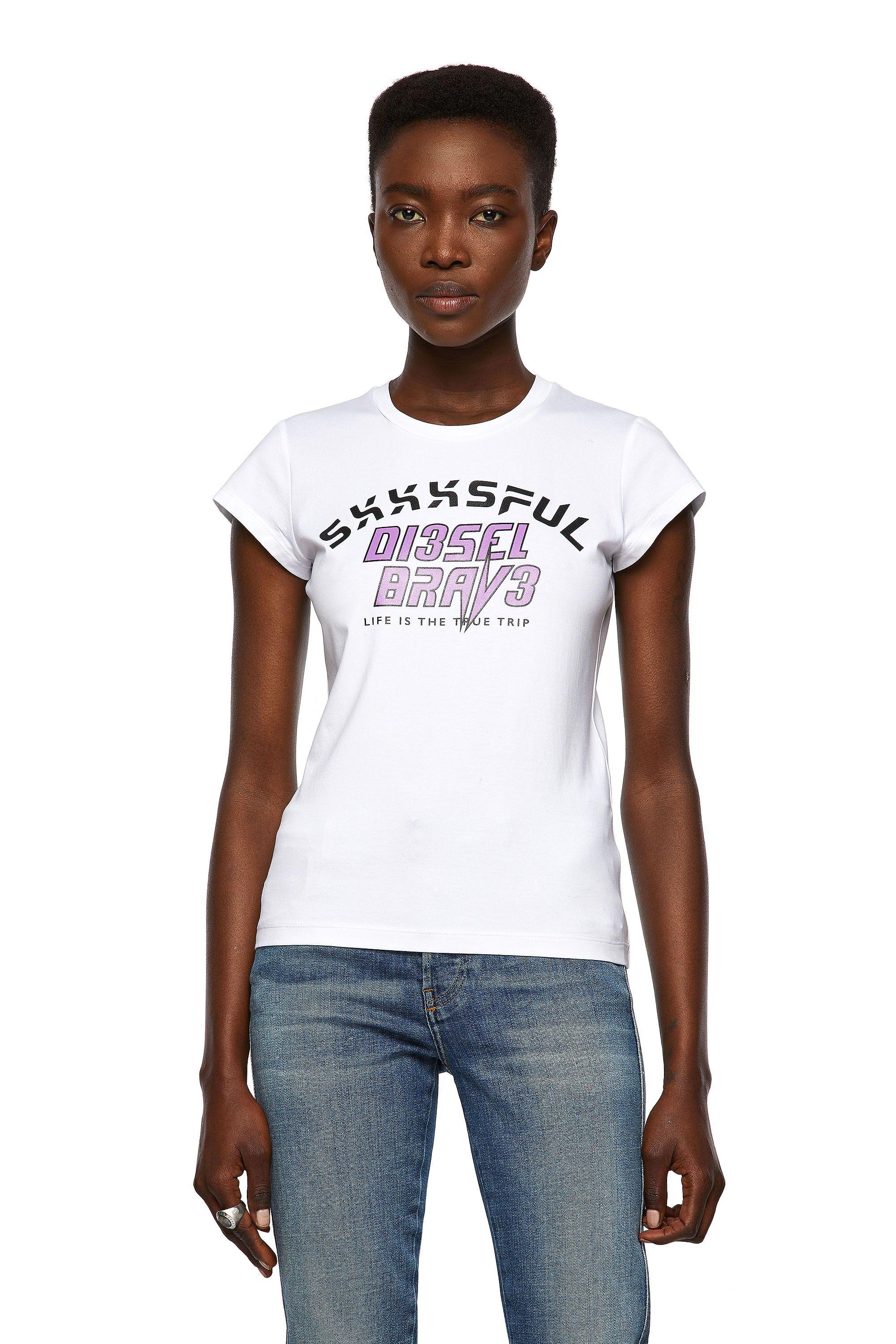 Polera T Skicup T Shirt 100 Blanco Diesel-0