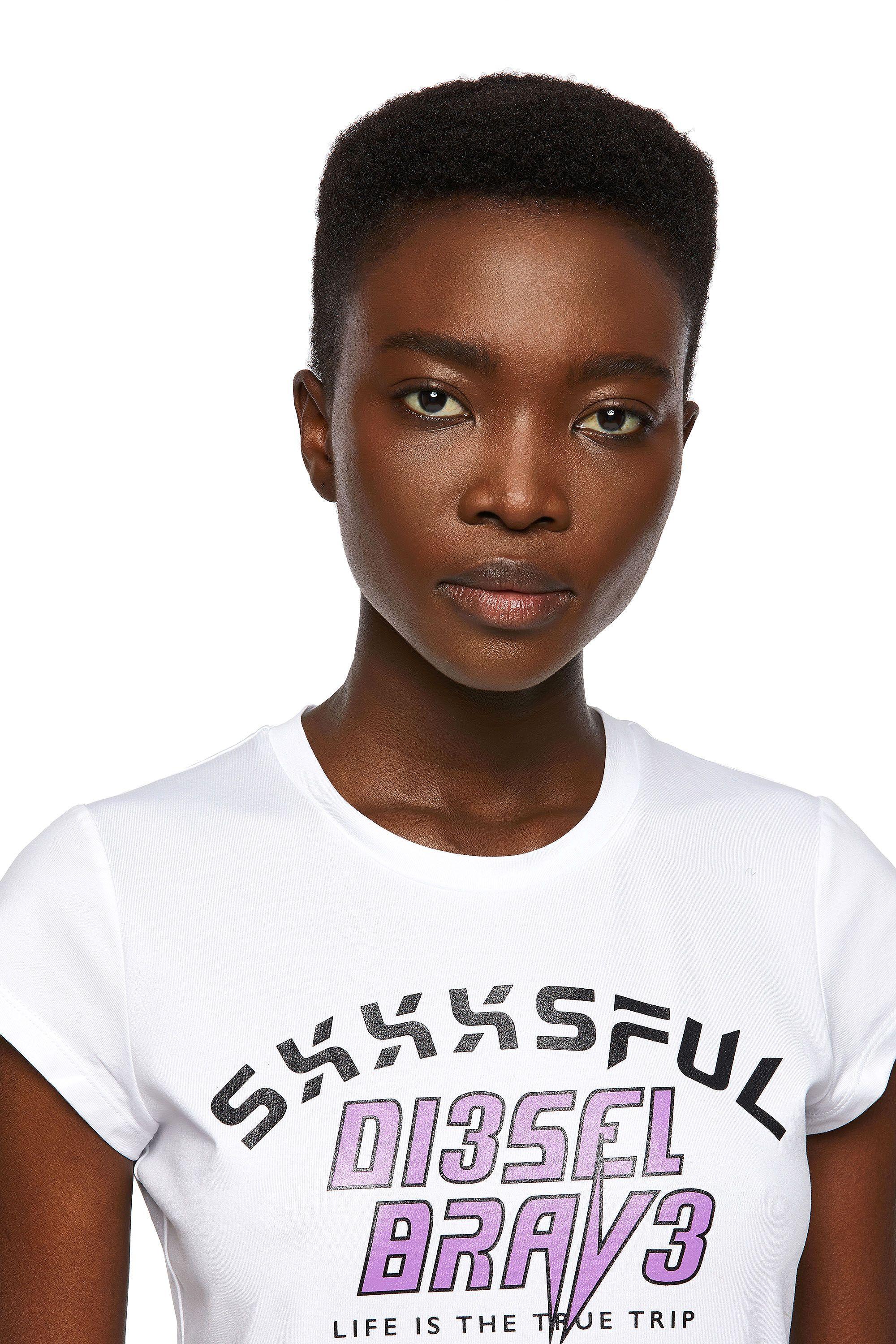 Polera T Skicup T Shirt 100 Blanco Diesel-2