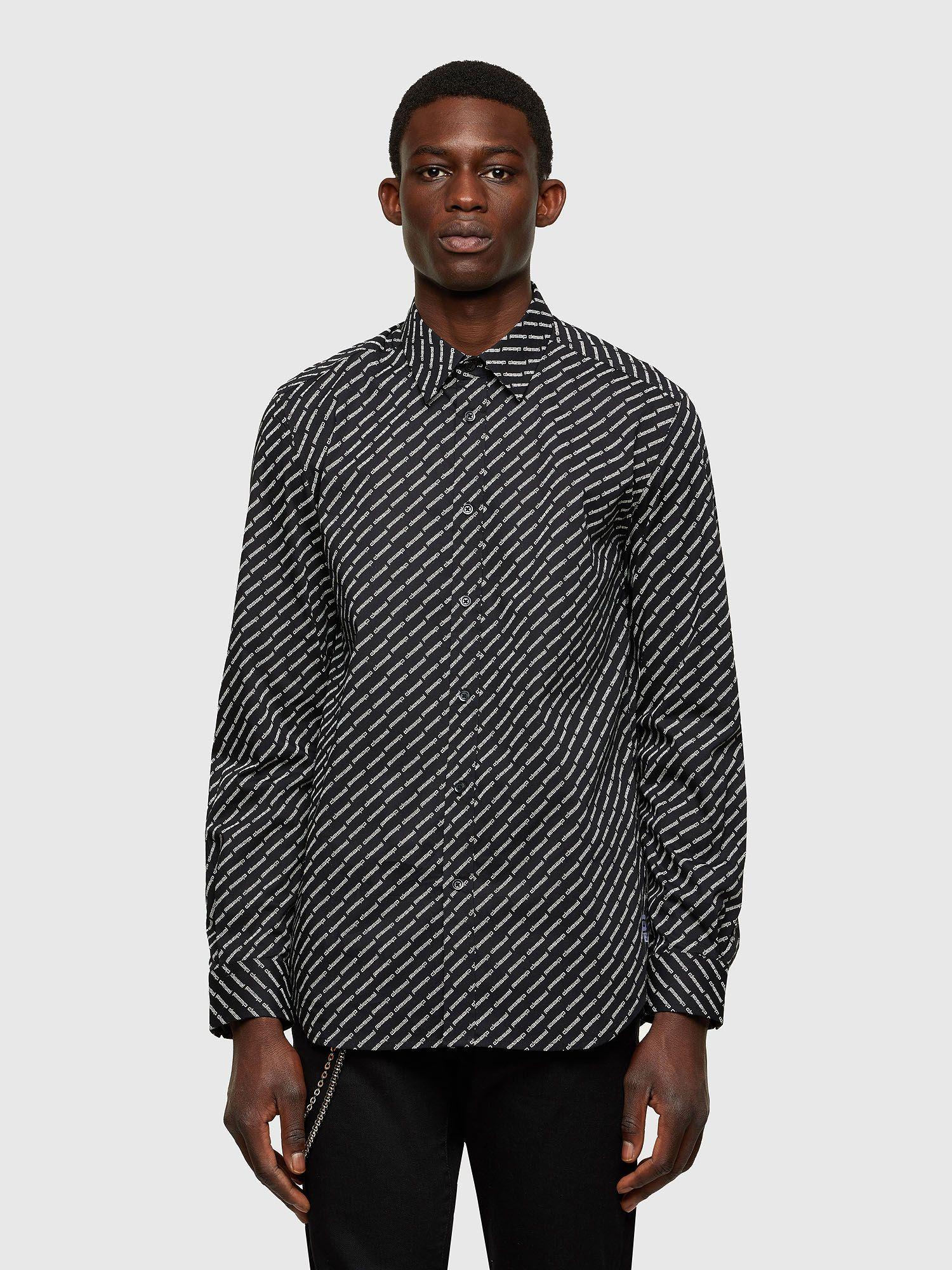 Camisa S Riley Ka B Shirt 9Xxa Negro Diesel-0